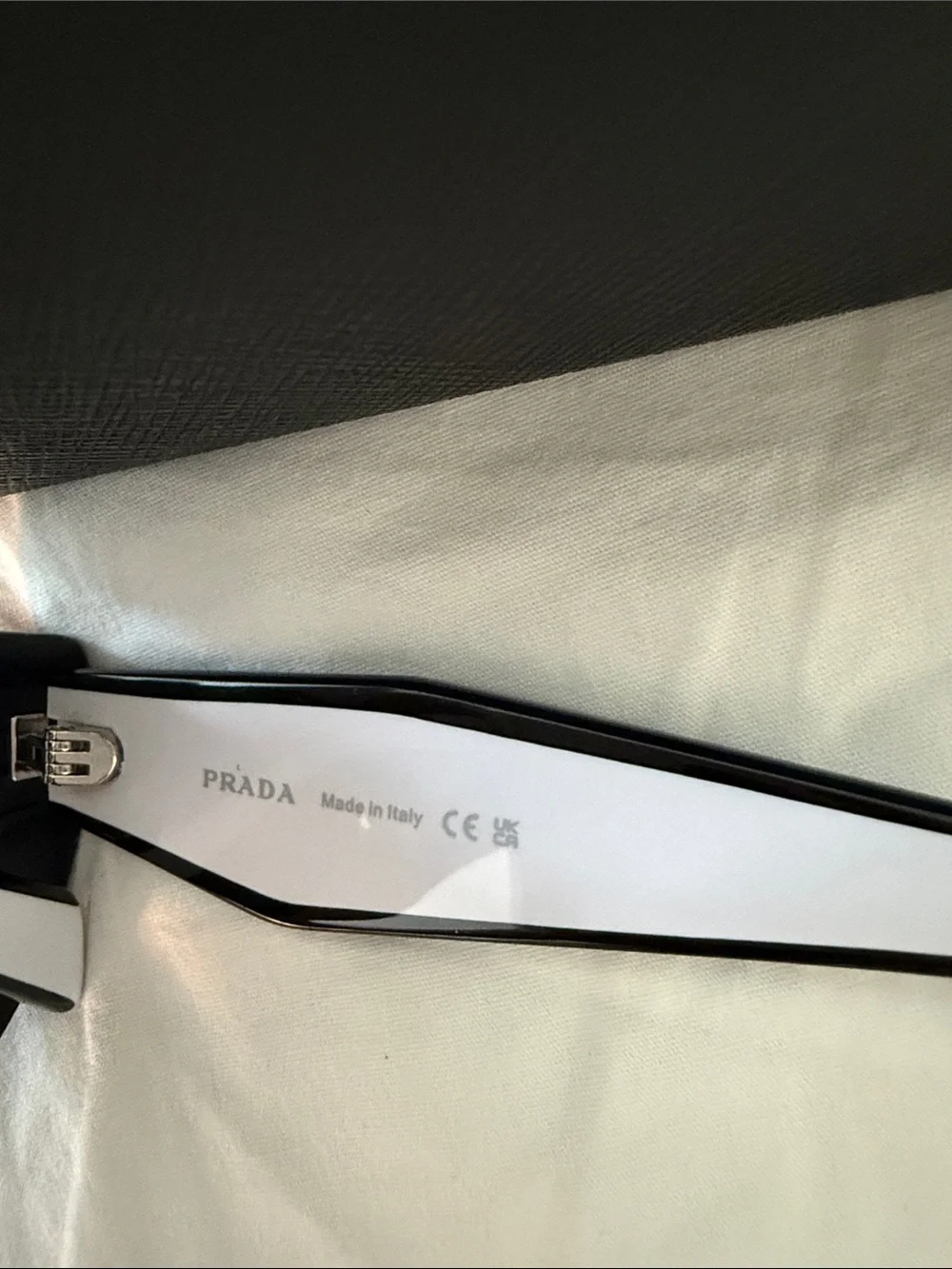 Prada  Black Cat-Eye Sunglasses